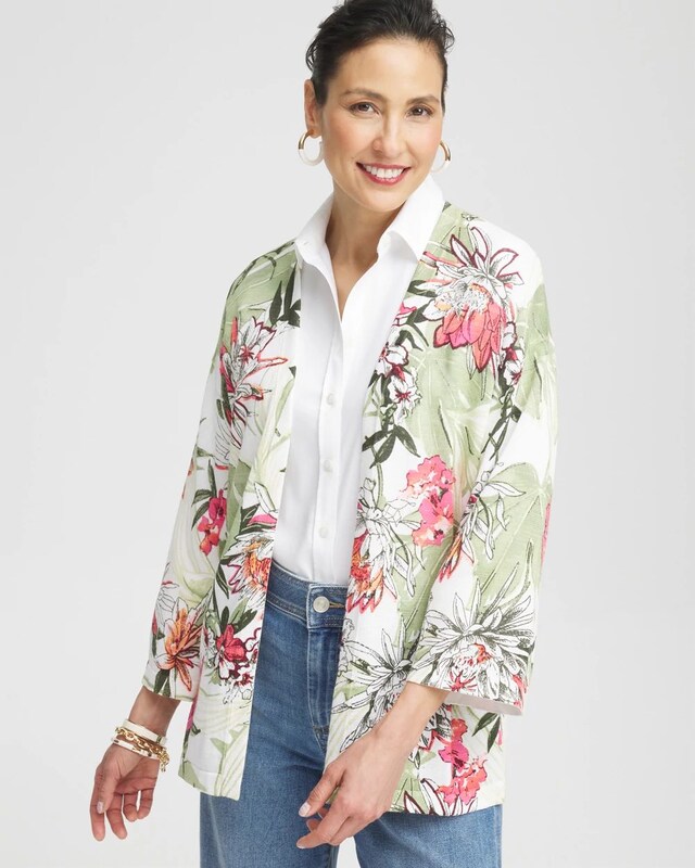Summer Romance Floral Cardigan - image 1